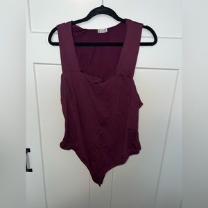 Purple Free People Bodysuit. Size XL.